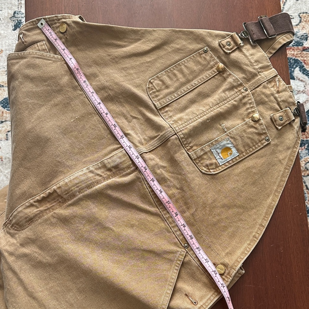 Vintage Carhartt Bib Overalls, XL, 48x29 - Picture 3 of 13